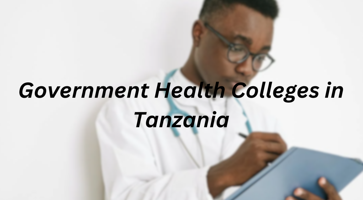 Government Health Colleges in Tanzania