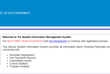 TIA Student Information System