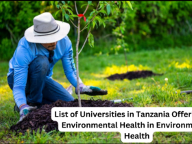 List of Universities in Tanzania Offering BSc Environmental Health in Environmental Health