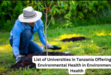 List of Universities in Tanzania Offering BSc Environmental Health in Environmental Health