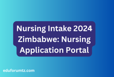 Nursing Intake 2024 Zimbabwe: Nursing Application Portal