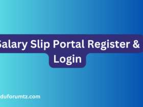 Salary Slip Portal Register & Login