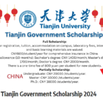 Tianjin Government Scholarship at University of Technology and Education in China