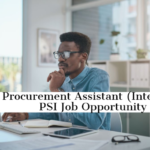 Procurement Assistant (Intern) at PSI Job Opportunity