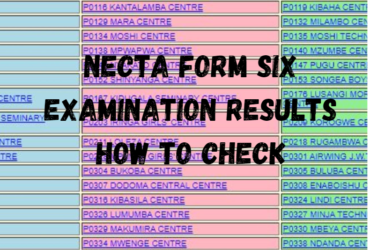 NECTA Form Six Examination Results