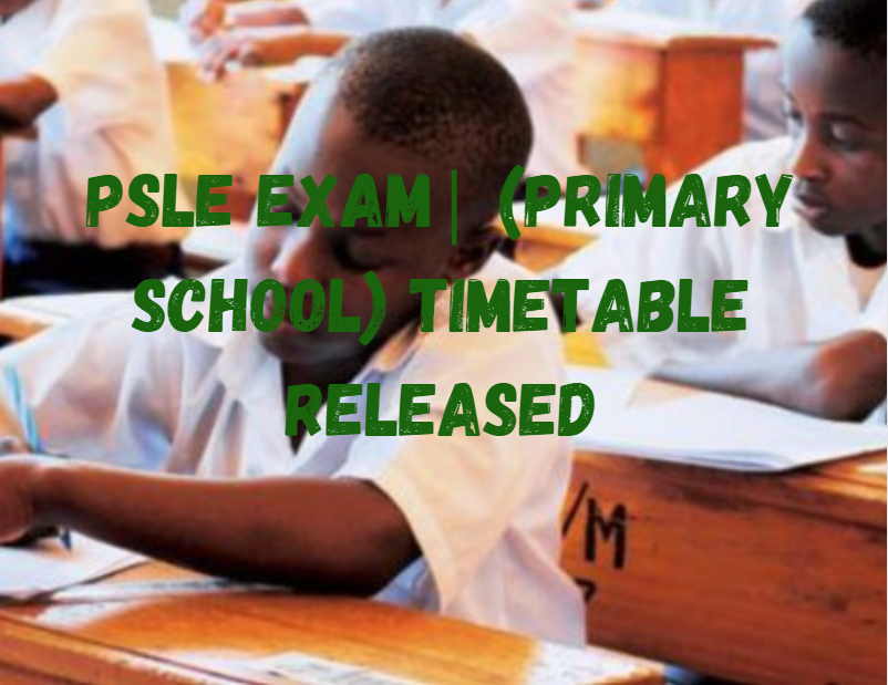 PSLE Exam| (PRIMARY SCHOOL) Timetable Released