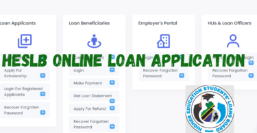HESLB Online Loan Application