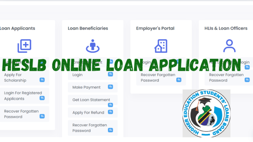HESLB Online Loan Application