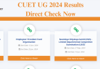 CUET UG 2024 Results, Direct Check Now