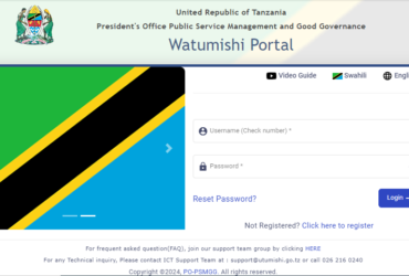 Utumishi Portal Registration