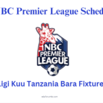 Ligi Kuu Tanzania Bara Fixtures