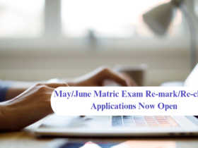 May/June Matric Exam Re-mark/Re-check Applications Now Open