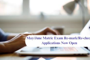 May/June Matric Exam Re-mark/Re-check Applications Now Open