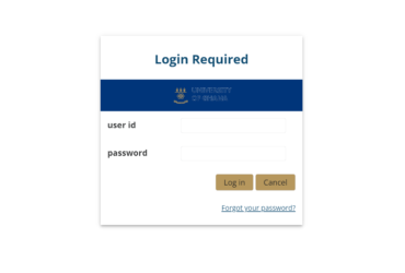 UG Sakai Login and Password Reset