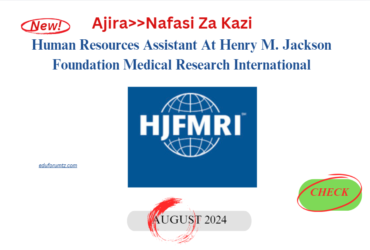 Human Resources Assistant At Henry M. Jackson Foundation Medical Research International