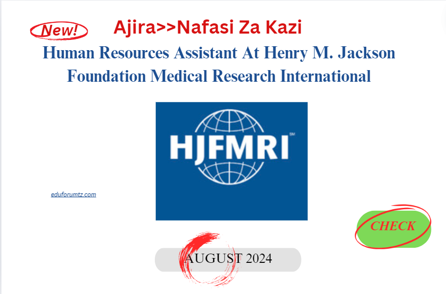 Human Resources Assistant At Henry M. Jackson Foundation Medical Research International