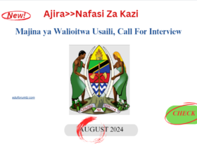 Majina ya Walioitwa Usaili, Call For Interview