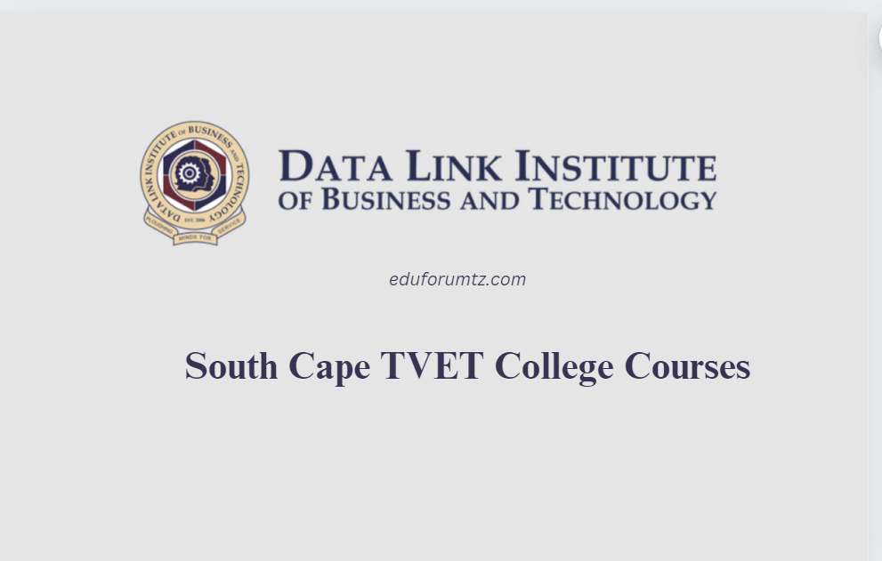 South Cape TVET College Courses Offered