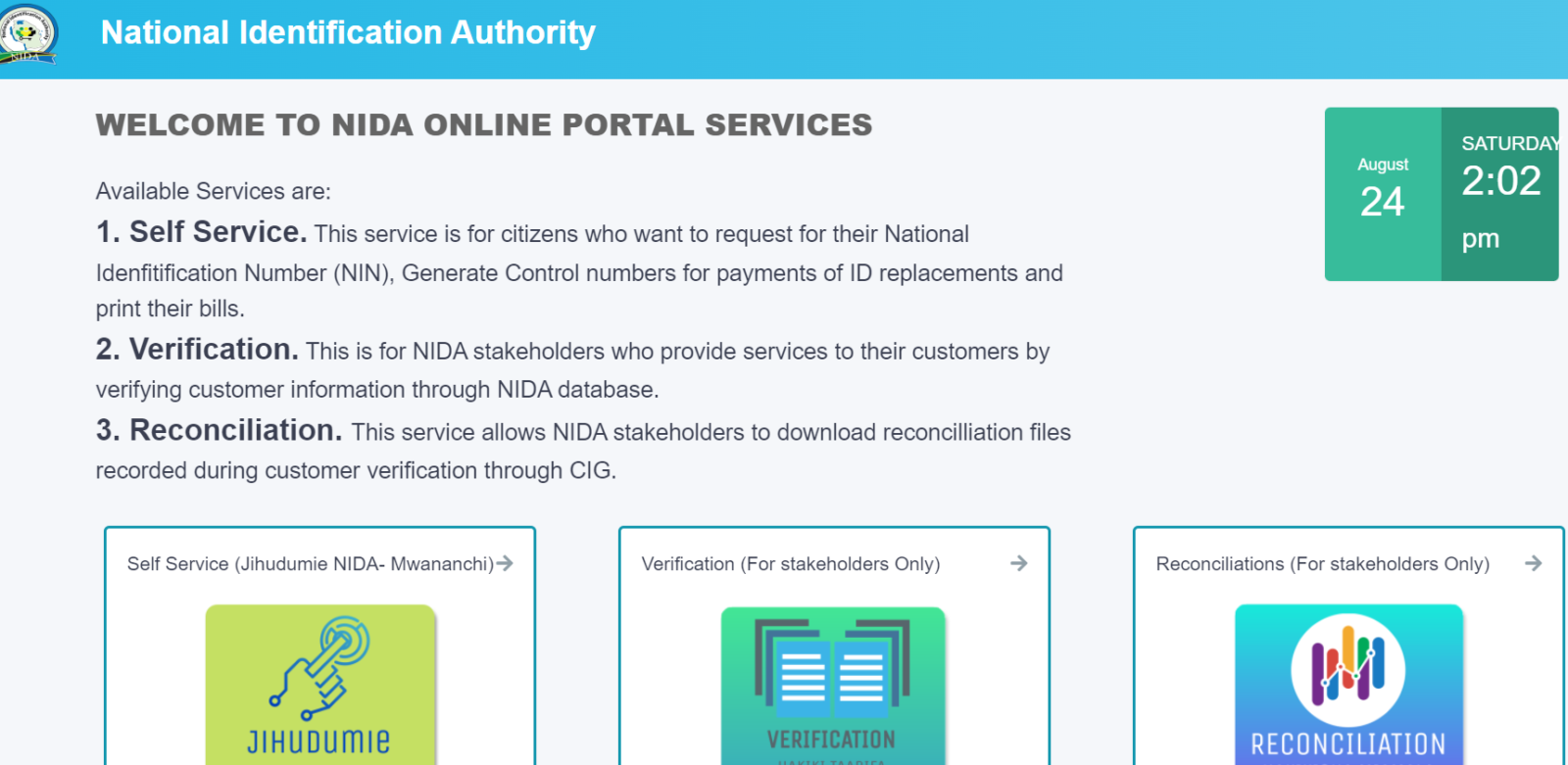 Jinsi ya Kuangalia Namba ya NIDA Online