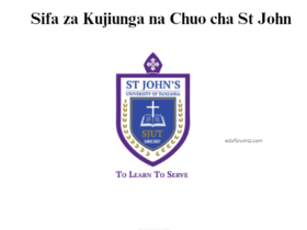 Sifa za Kujiunga na Chuo cha St John