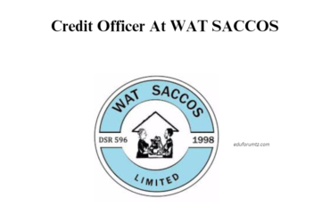 Credit Officer At WAT SACCOS