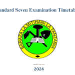 Standard Seven Examination Timetable