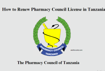 How to Renew Pharmacy Council License in Tanzania