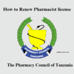 How to Renew Pharmacist license in Tanzania