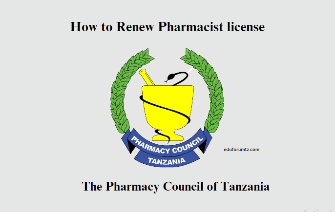 How to Renew Pharmacist license in Tanzania