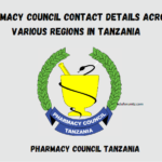 Pharmacy Council Contact Details across Various Regions in Tanzania