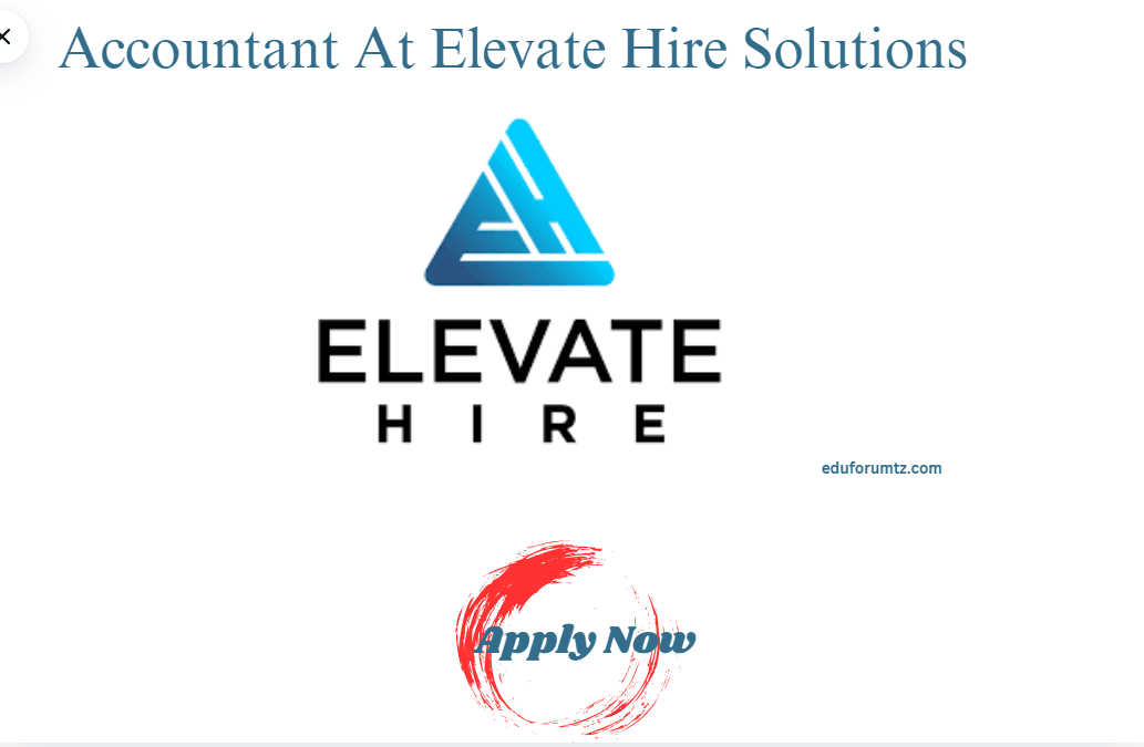 Accountant At Elevate Hire Solutions Dar Es Salaam, Tanzania