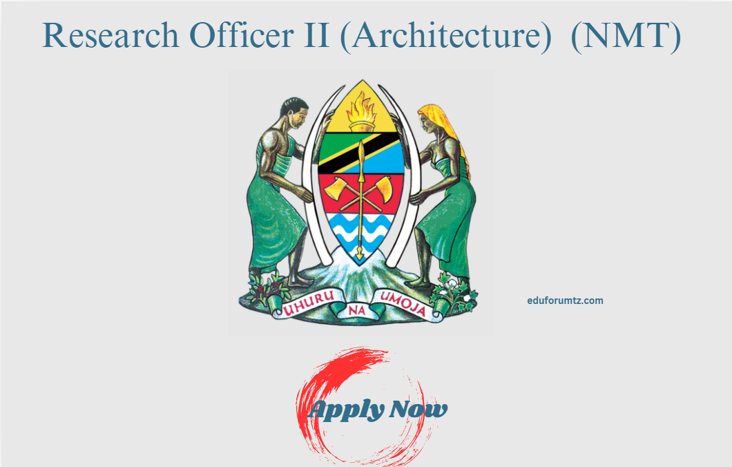 Research Officer II (Architecture) At Makumbusho ya Taifa la Tanzania (NMT)