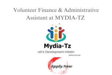 Volunteer Finance & Administrative Assistant at MYDIA-TZ