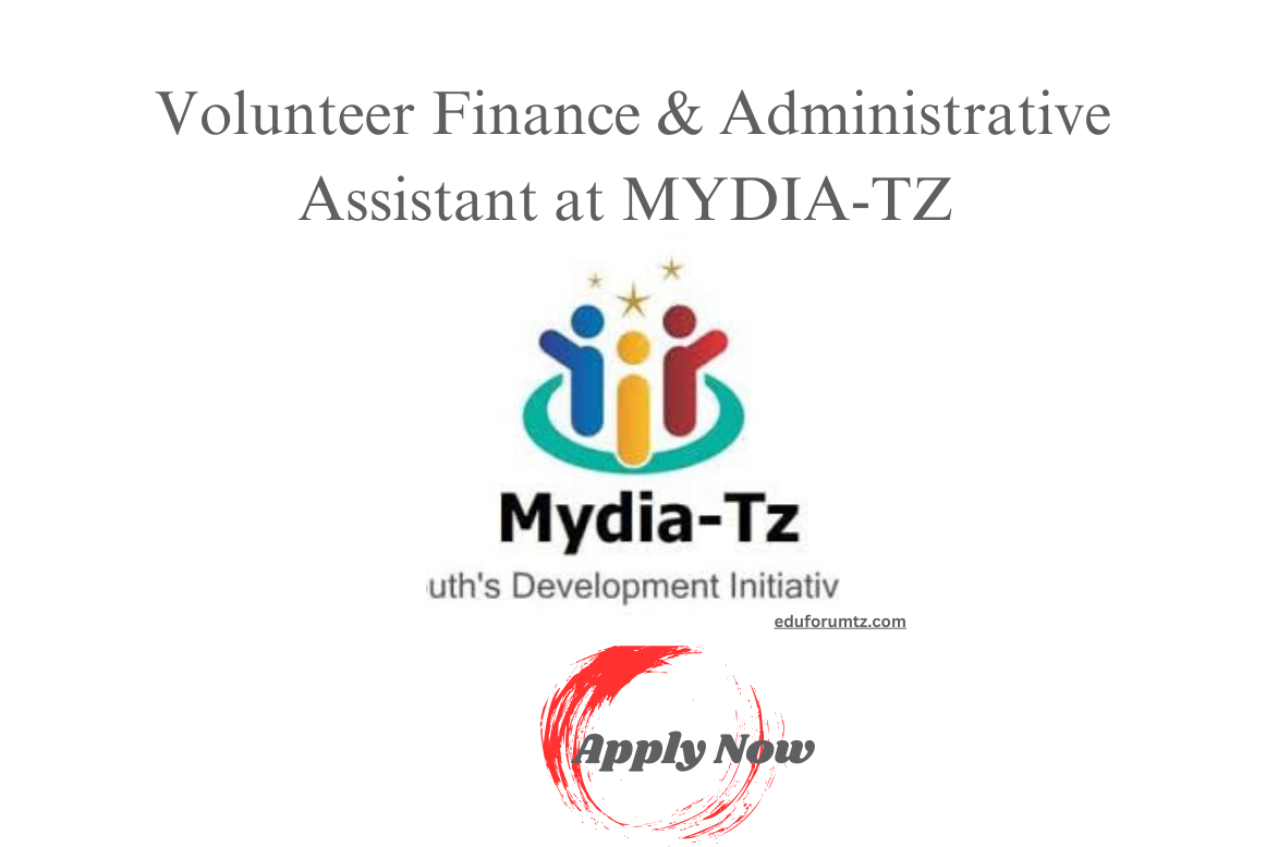 Volunteer Finance & Administrative Assistant at MYDIA-TZ