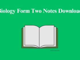 Biology Form Two Notes