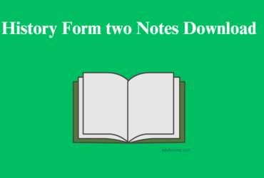 History Form two Notes Download