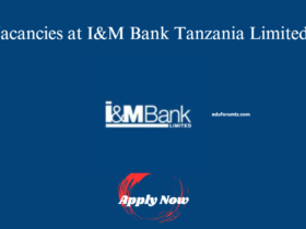 Vacancies at I&M Bank Tanzania Limited