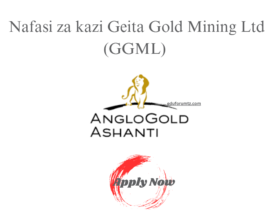 Supervisor Mechanical Crusher Job at Geita Gold Mining Ltd