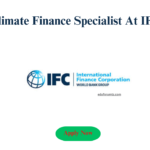 Climate Finance Specialist At IFC