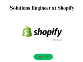 Solutions Engineer at Shopify