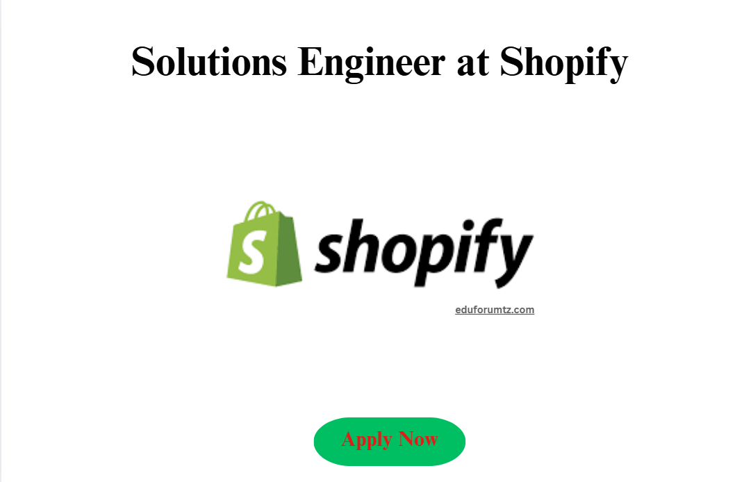 Solutions Engineer at Shopify