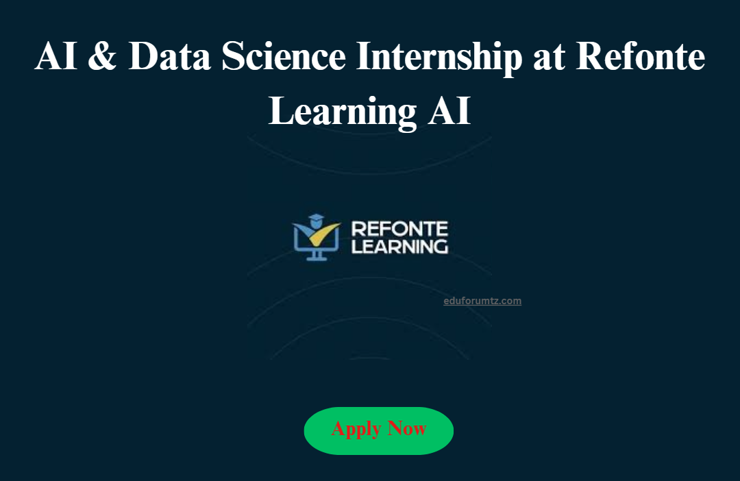 AI & Data Science Internship at Refonte Learning AI