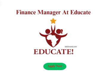 Finance Manager At Educate