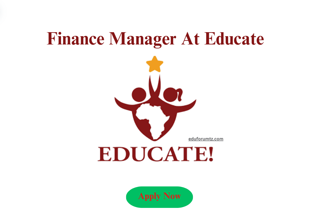 Finance Manager At Educate