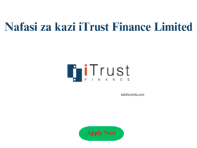 Front-End Developer At iTrust Finance Limited