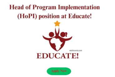 Head of Program Implementation (HoPI) position at Educate!