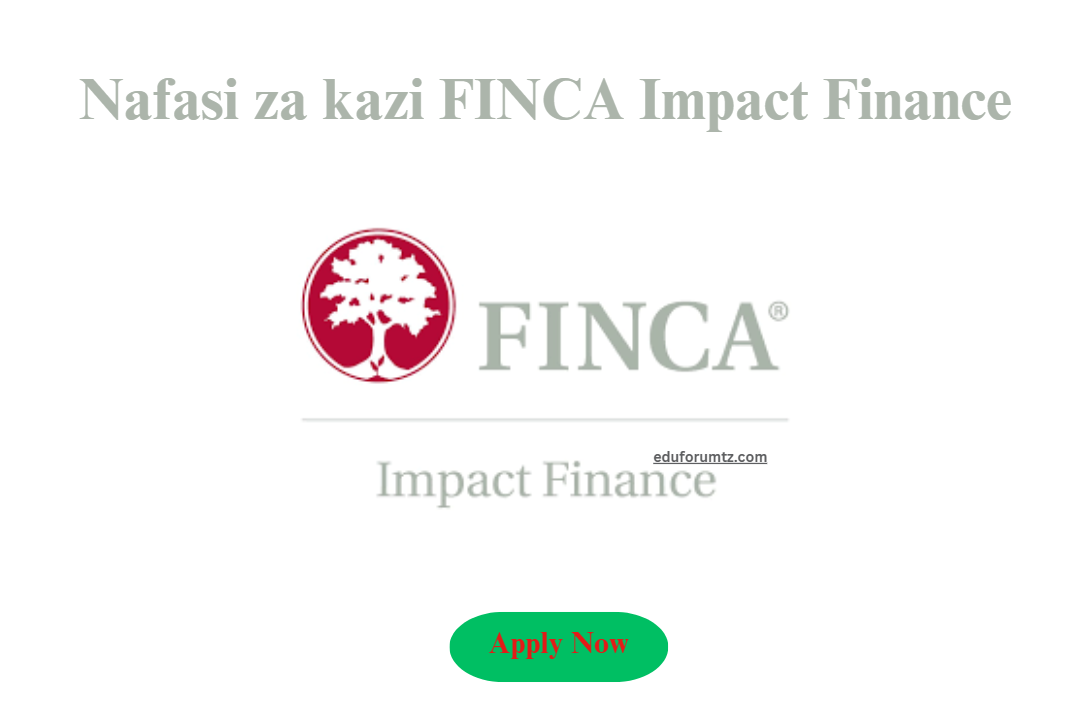 Chief Financial Officer (CFO) position at FINCA Impact Finance