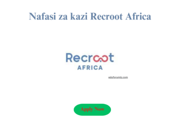 Head of Sales and Marketing Job at Recroot Africa