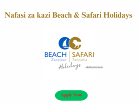 Tour Operations Manager At Beach & Safari Holidays