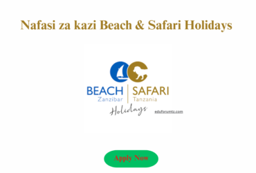 Tour Operations Manager At Beach & Safari Holidays